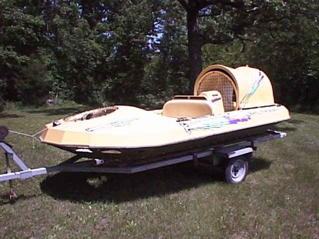 Sunrider2 as I bought it, no engines, fans or skirt.